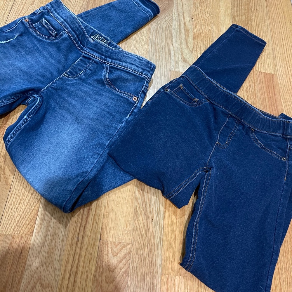 JUSTICE JEAN leggings size 14 slim